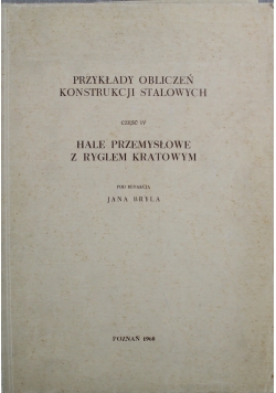 Hale Przemysłowe z Ryglem Kratowym + Tablice