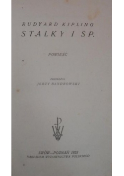 Stalky i Sp., 1923 r.