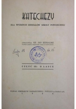 Katecheza ,1934r.