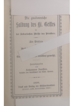 Salbung des HL.Geistes,1898r.