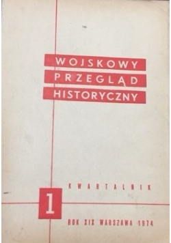 Wojskowy przegląd historyczny, nr. 1