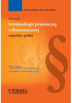 Słownik terminologii prawniczej i ekonomicznej angielsko polski