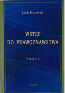 Wstęp do prawoznawstawa