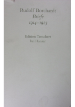 Gesammelte Briefe 1914-1923