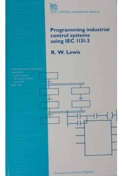 Programming industrial control systems using IEC II3l - 3