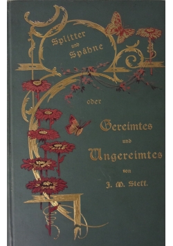 Splitter und Spähne oder Gereimtes und Ungereimtes, 1903 r.