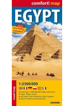 Egypt 1:2 500 000  laminowana mapa samochodowa