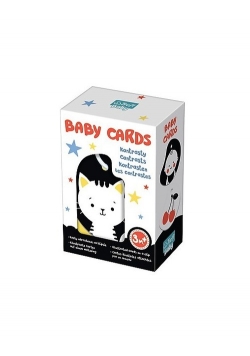 Karty na klipsie Baby Cards Kontrasty