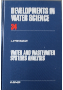 Developments in water science 34