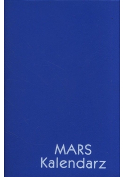 Kalendarz 2019 Mars niebieski