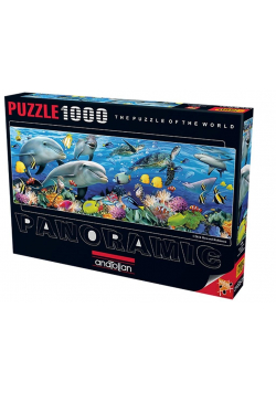Puzzle 1000 Panorama Podmorskie życie