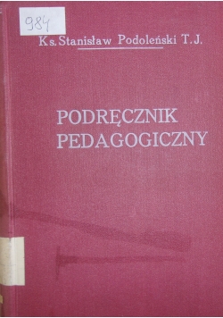 Podręcznik pedagogiczny, 1930 r.
