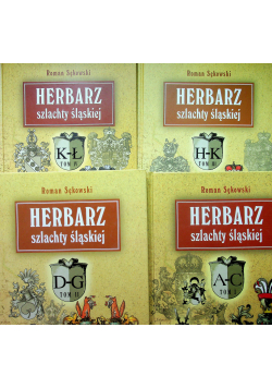 Herbarz szlachty śląskiej tomy od 1 do 4