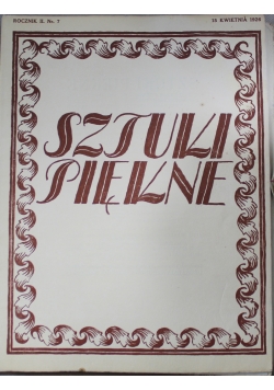 Sztuki piękne Rocznik II Nr 7 1926 r