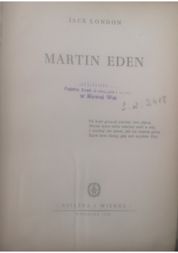 Martin Eden,1949r.