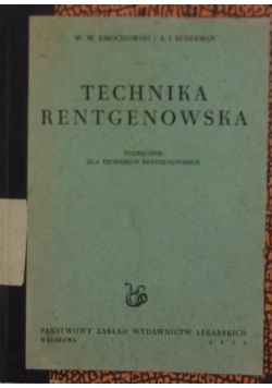 Technika rentgenowska