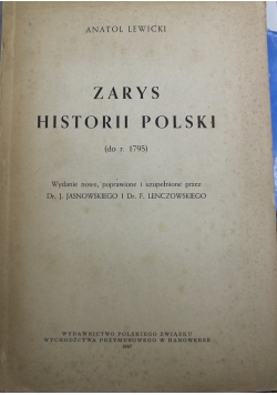 Zarys historii Polski  1947 r.