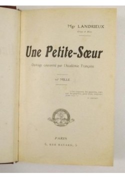 Landrieux - Une Petite - Soeur, 1909 r.