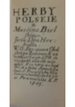 Herby Polskie, miniatura, reprint