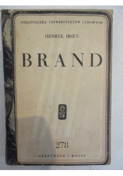 Brand, około 1923 r.