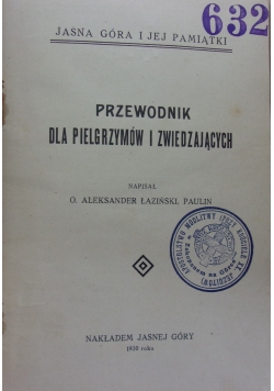 Przewodnik dla Pielgrzymów i Zwiedzających, 1930r.