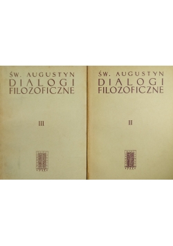 Dialogi Filozoficzne ,Tom II i III