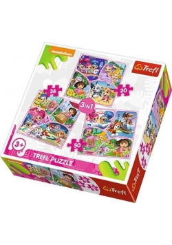 Puzzle 3w1 Dołącz do naszej zabawy TREFL