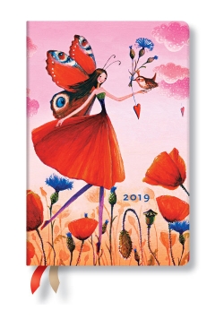 Kalendarz książkowy Popy Field Mini 2019 Horizontal