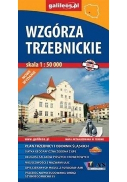 Mapa turystyczna - Wzgórza Trzebnickie 1:50 000