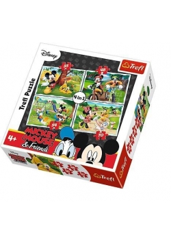 Puzzle 4w1 Zabawy w parku TREFL