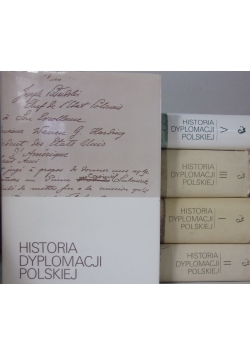 Historia dyplomacji polskiej,Zestaw 5 książek