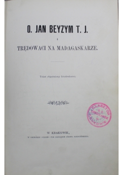 Ojciec Jan Beyzym i trędowaci na Madagaskarze około 1904 r.