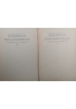 Elementa philosophiae, tom 1 i 2