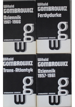 Gombrowicz Dzieła 4 tomy