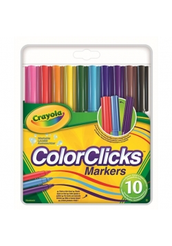 Markery Color Clicks 10 kolorów CRAYOLA