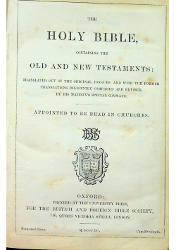 The Holy Bible 1890 r
