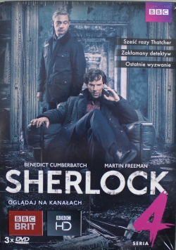 Sherlock 4 3 płyty DVD Nowe