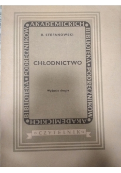 Chłodnictwo wydanie drugie 1949
