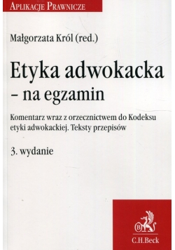 Etyka adwokacka na egzamin
