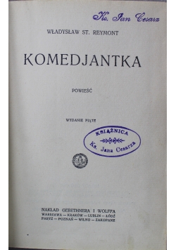 Komedjantka 1927 r.