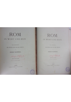 Rom in wort und bild, 1883r.