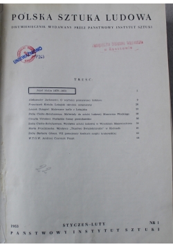 Polska sztuka ludowa 6 numerów 1953 r.