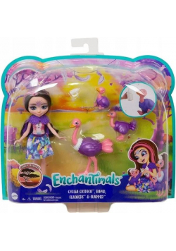 Enchantimals. Lalka Ofelia z rodziną strusiów