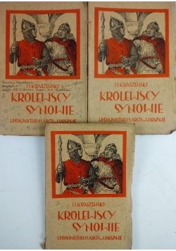 Królewscy synowie. Część od I do III, 1928 r.