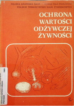 Ochrona wartości odżywczej żywności