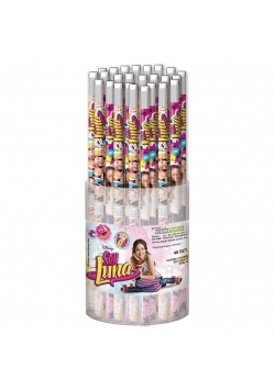 Ołówek z gumką Soy Luna 10 (48szt) DEFORM