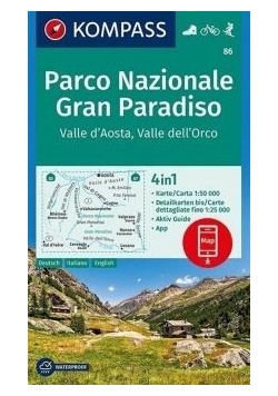 Parco Nazionale Gran Paradiso 1:50 000 Kompass