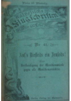 Katholische Flugschriften zur Wehr und Lehr, nr.41-54, 1891 r.