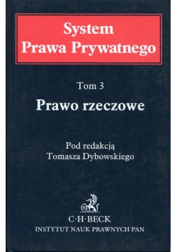 System Prawa Prywatnego, Tom III, Nowa