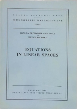 Equations in linear spaces